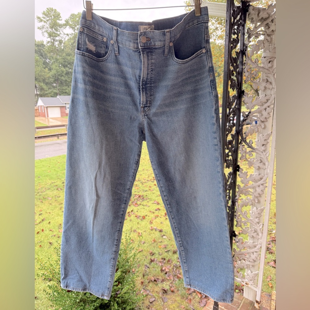 Madewell Perfect Vintage Straight Jean in Montville Wash size 31